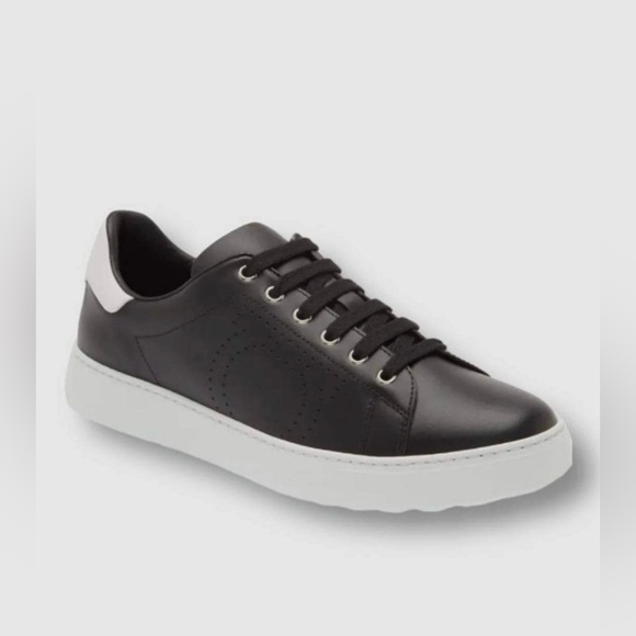 Salvatore Ferragamo Men's Black Pierre Gancio Sneakers - Picture 1 of 7